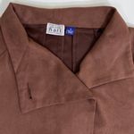 Karen Hart Faux Suede Leather Coat Photo 6