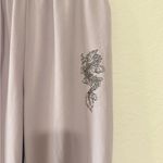 Romwe  Light Purple Track Pants with Dragon Print Photo 1