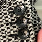 Armani Collezioni  Alpaca & Wool Boucle Tweed Houndstooth Blazer Size 10 US 46 Photo 7