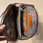 Hobo Brown Leather Small Coastal Cowgirl Fisherman Preppy Boho Crossbody Bag Photo 4