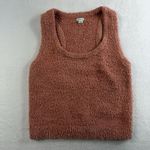 Aerie Sz M Just Rosey Marshmallow Sherpa Pajama Lounge Set Stretch Pants Tank Photo 3