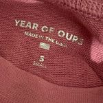 Year of Ours Pink Cropped Sweatshirt Photo 6