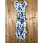 Lulus NWT  French Countryside White Floral Print Hi-Low Dress Asymmetrical Sz XS Photo 1