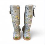 Western Chief Farmhouse Animal Rain Boots Taupe Women’s 10 Tall Duck Pig Cow Photo 2