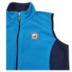 Sperry Topsider Sleeveless Full Zip Mock Vest STS 35 Blue & Navy size Medium Photo 3