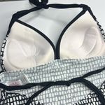 Hula Honey Bump in the Road Printed Push-Up Halter Tankini Top. Size XS Photo 5