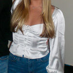 Princess Polly  White Long Sleeve Top Photo 0