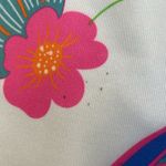 Gretchen Scott Womens XS Dress White Bougie Neon Animal AOP Classic Button Strap Pink Photo 7