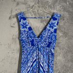 Lilly Pulitzer  Miraflora Dress Women XS Maxi Blue Crush Open Water Preppy Summer Photo 3