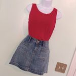 Old Navy Faded Blue Jean A-Line Skirt size 4 in GUC Photo 3