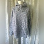 Champion  Women's Active Ribbed Trim Logo Heather Gray Pullover Hoodie Size M Photo 1