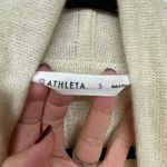 Athleta Womens Beige Knit Open Drape Cashmere Linen Cardigan Sweater Size Small Photo 5