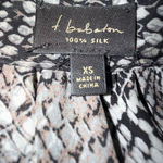 Babaton Aritzia Bennett Snake Print Silk Shirt Dress XS Photo 7