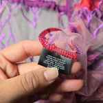 Dolcessa Sheer Floral Embroidered Robe Pink Size L Photo 2