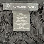 Adrianna Papell  Shirt Womens Small Black Lace Neutral Minimalist Elegant‎ Casual Photo 5