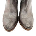 Lucky Brand Bronze Metallic Leather Booties Sz 7 Photo 4