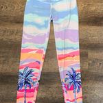 Lilly Pulitzer Luxletic Weekender Sunset Colorful Palm Tree Leggings Size XS Photo 0