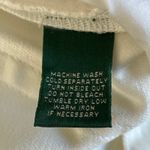 Ralph Lauren  Lauren Jeans Co‎ White Painted Bootcut Jeans Size 10 Floral Print Photo 6