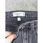 Abercrombie & Fitch Abercrombie Fitch Women Jeans Size 26/2 R Black Ankle Straight Ultra High Rise Photo 3