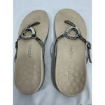 Vionic Womans  Us 11 Uk 9 Eu 42 Slip On Thong Sandals Beige Snake Print NWOT Photo 3