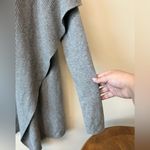 Lafayette 148  New York gray 100% merino wool cardigan Photo 3