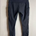 Lululemon  Seek The Heat Crop Inky Floral Soot Black/Black W6C66S size 6 Photo 3