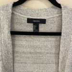 Forever 21 Gray Marbled Open Front Duster Cardigan Sweater Size S Photo 2