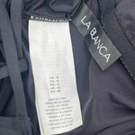 La Blanca  Swimsuit SZ 8 One Piece Black NWOT Halter Island Goddess Lingerie Mio Photo 5