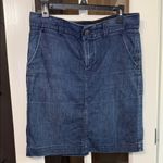Banana Republic  Denim Mini Pencil Skirt Size 10 Photo 0