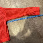 Old Navy  Orange Open Knit Long Sleeve Cropped Pullover Top Women’s Size XL Photo 7