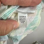 Old Navy Old Navy Top M Madras Plaid Peplum Puff Sleeve Square Neck Y2K Cottage Western Photo 5