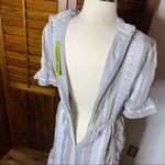 Gianni Bini In Bloom Embroidered Gray Midi Dress Photo 4