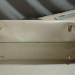 Coach swagger Leather Snake Print Satchel Handbag Adjustable Strap Beige Black Photo 11