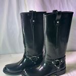 Michael Kors  Glossy Black Rain Boots Photo 4