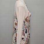 indigo. Soul cream floral waffle knit raglan tee size small Photo 2