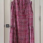 Tory Burch Sonda Silk Runway Tea Length Dress $595 Size 12 Photo 4