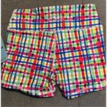NWT Fleo Spring Be Nice Plaid Shorts power mid high size small Pink Photo 3