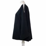 Joan Vass Zip Jacket Pitch Black Size 3 (Women's XL) NEW Photo 3