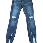 Simple Society  Distressed Jeans Raw Hem Blue Size 5 NWT Photo 0