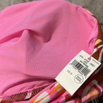 Aerie AE Crossover Keyhole Halter Bikini Top Floral Dessert Sand Small Photo 3