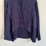 Lululemon Wrap It Up Cardigan Sweater Knit Long Sleeve Elbow Patch Zipper Size 6 Photo 8