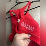 Outdoor Voices  Red TechSweat High Neck Crop Top Sports Bra Photo 5