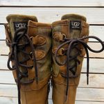 UGG  1008438 Cailyn Waterproof Leather Shearling-Lined Boots Brown Womens Sz 6 Photo 6