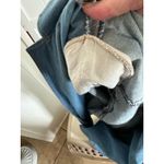 American Graffiti Womens Blazer Sz L Vintage‎ Denim Jean Jacket Shoulder Pads Blue Size L Photo 9