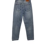 Princess Polly HOLLY ASYMMETRIC STRAIGHT LEG JEAN LIGHT WASH DENIM LOWER IMPACT Photo 2