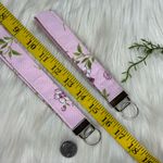 Pink Floral lanyard and key ring holder (set) Photo 3