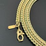 Vintage MONET Herringbone Wheat Gold Tone Twisted Chain 20” Necklace 13g. Photo 11