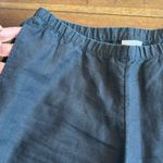 J.Jill  Black Cropped 100% Linen Pants Size Small Petite Photo 10