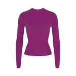 SKIMS Long Sleeve Cotton In Lollipop Photo 2