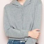 Brandy Melville Grey Crop Sweatshirt Photo 0